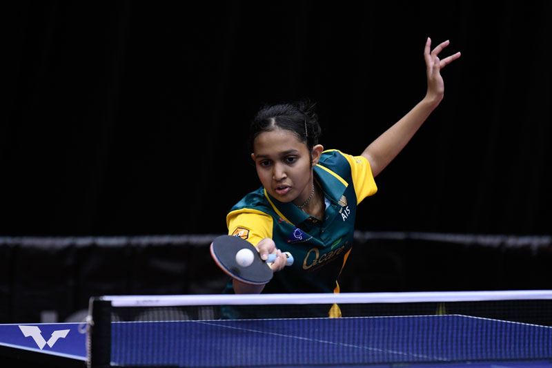Table tennis singles